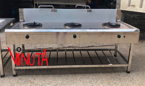 Bếp Xào Công Nghiệp inox 3 họng chuyên dùng bếp nấu Công nghiệp, nhà hàng - Ảnh 10