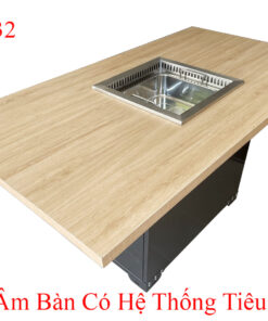 Bếp lẩu tự tiêu, khử khói mùi âm bàn, sang trọng, giống haidilao, hotpot