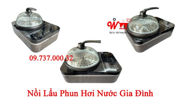 Bếp Lẩu Hơi Nước, Nồi nấu chín thức ăn bằng hơi nước chang kang kung - Ảnh 2