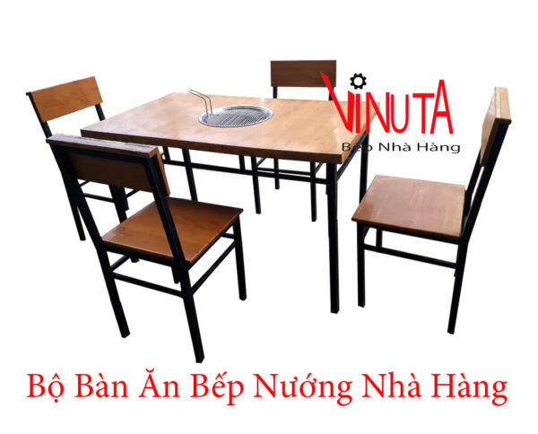 bàn ăn gỗ | bàn ăn mặt gỗ chân sắt | bộ bàn ăn mặt gỗ chân sắt uy tín, chất lượng - Ảnh 12