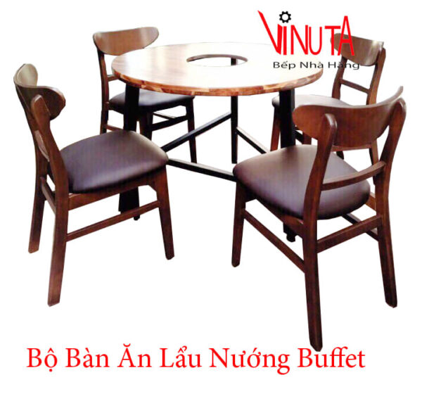 bàn ăn gỗ | bàn ăn mặt gỗ chân sắt | bộ bàn ăn mặt gỗ chân sắt uy tín, chất lượng - Ảnh 14