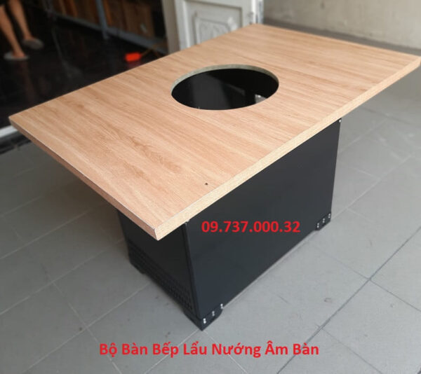 Bếp lẩu nướng điện âm bàn, bếp lẩu nướng BBQ nhà hàng sang trọng - Ảnh 10