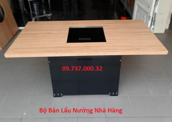 Bếp từ lẩu âm bàn nhà hàng, Bếp lẩu vuông nhà hàng chuyên lẩu buffet - Ảnh 9