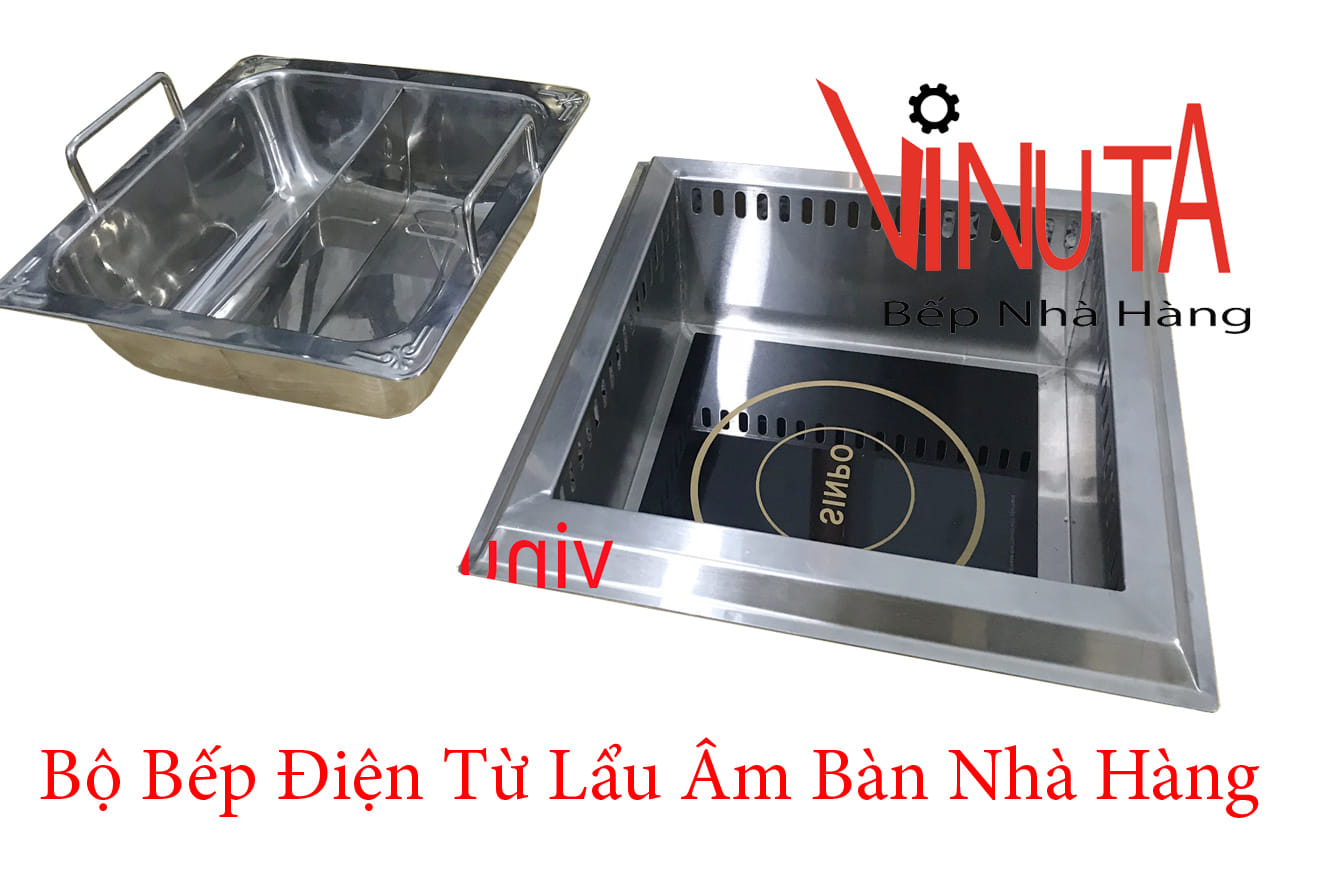 bộ bếp điện từ lẩu âm bàn nhà hàng ở đồng nai