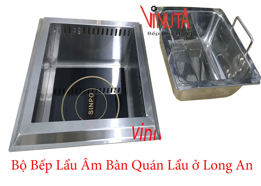 bộ bếp lẩu âm bàn quán lẩu ở long an