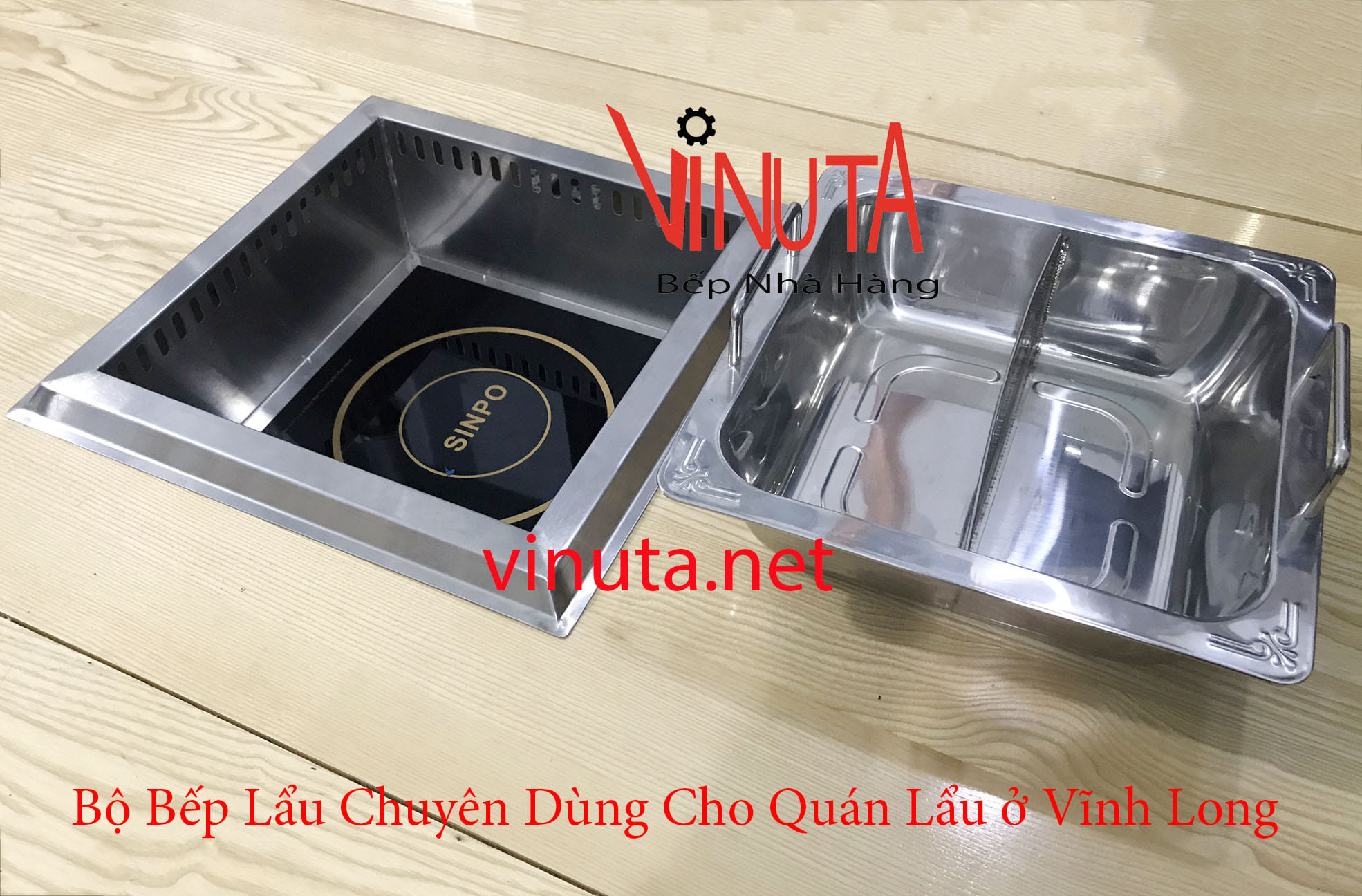 bộ bếp lẩu chuyên dùng cho quán lẩu ở vĩnh long