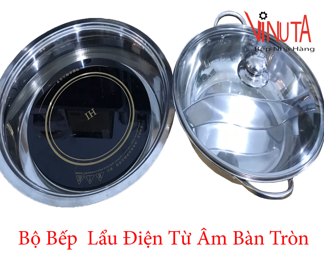 bộ bếp lẩu điện từ âm bàn tròn ở đồng nai