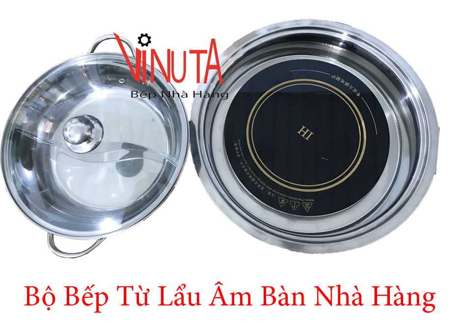 bộ bếp từ lẩu âm bàn nhà hàng quán lẩu
