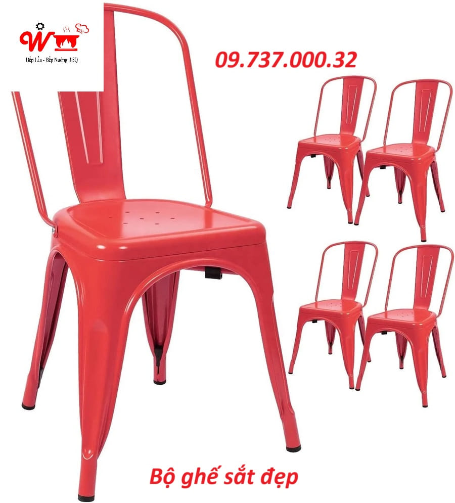 bộ ghế sắt đẹp