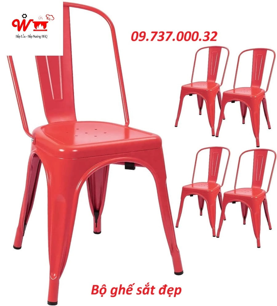 bộ ghế sắt đẹp
