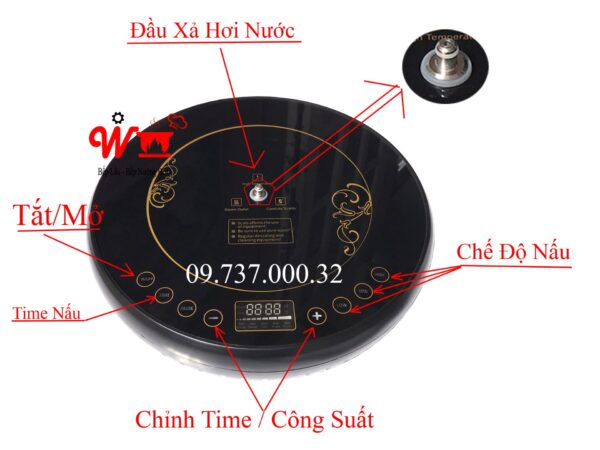 Bếp lẩu hơi gia đình, nồi lẩu tỳ hưu, lẩu hơi nước, sauna, hấp cách thủy rẻ - Ảnh 8
