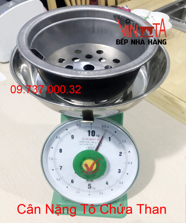 tô than bếp nướng tại bàn, tô đựng than, bát chứa than giá rẻ, dày, bền - Ảnh 5