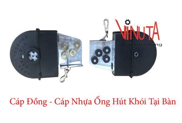 Hộp dây cáp ống hút khói | Hộp dây cót ống hút khói tại bàn bằng đồng - Ảnh 7