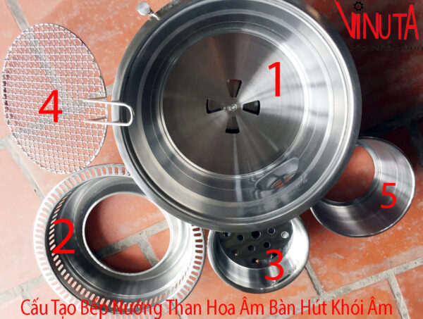 Bếp Nướng Âm Bàn Hút Âm - Ảnh 12