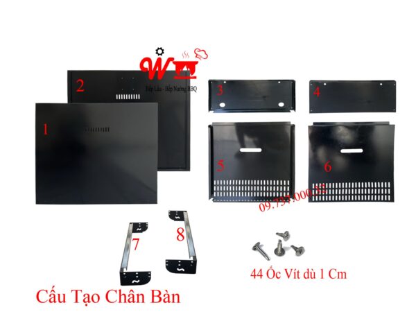 Chân bàn lẩu nướng, chuyên dùng cho bếp lẩu haidilao hotpot đẹp, bền, đẹp - Ảnh 6