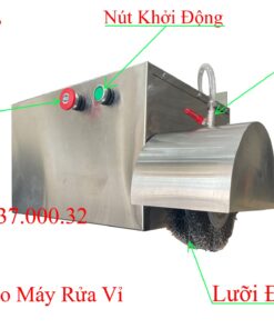 Máy rửa vỉ nướng bbq, Dụng cụ vệ sinh, chà, đánh làm sạch vỉ nướng siêu tốc treo tường