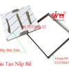 Nắp bể nước âm sàn, inox 304, không lộ viền, chống thấm nước, ngăn mùi