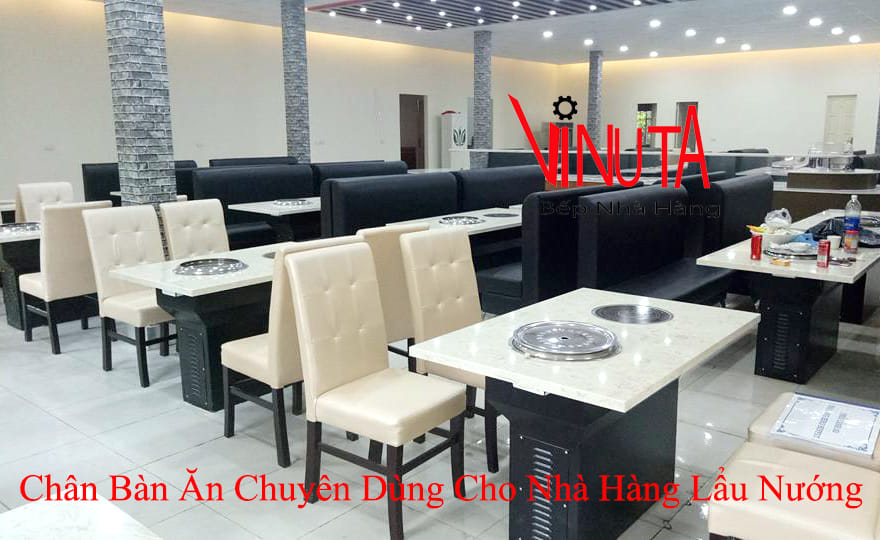 chân bàn ăn chuyên dùng cho nhà hàng lẩu nướng