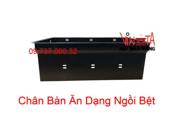 chân bàn ngồi bệt , chân bàn ăn thấp kiểu ngồi sập dùng ăn lẩu - nướng giá rẻ - Ảnh 5