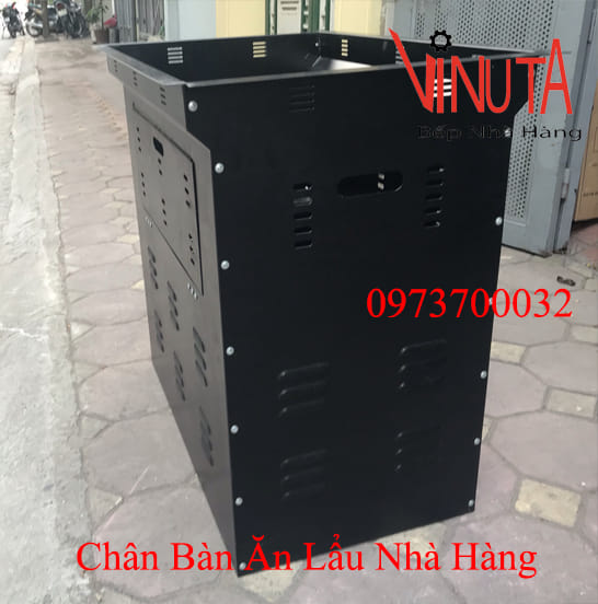 chân bàn ăn lẩu nhà hàng ở bến tre
