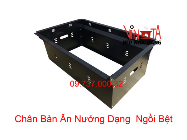 chân bàn ngồi bệt , chân bàn ăn thấp kiểu ngồi sập dùng ăn lẩu - nướng giá rẻ - Ảnh 2