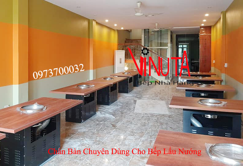 chân bàn ăn chuyên dùng cho bếp lẩu nướng