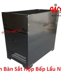 Chân bàn sắt hộp bếp lẩu nướng, hộp chân bàn sắt phun sơn tĩnh điện