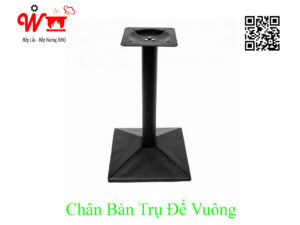 Chân bàn sắt phun sơn tĩnh điện, trụ tròn, đẹp dùng cho nhà hàng, cà phê, bar, gia đình....