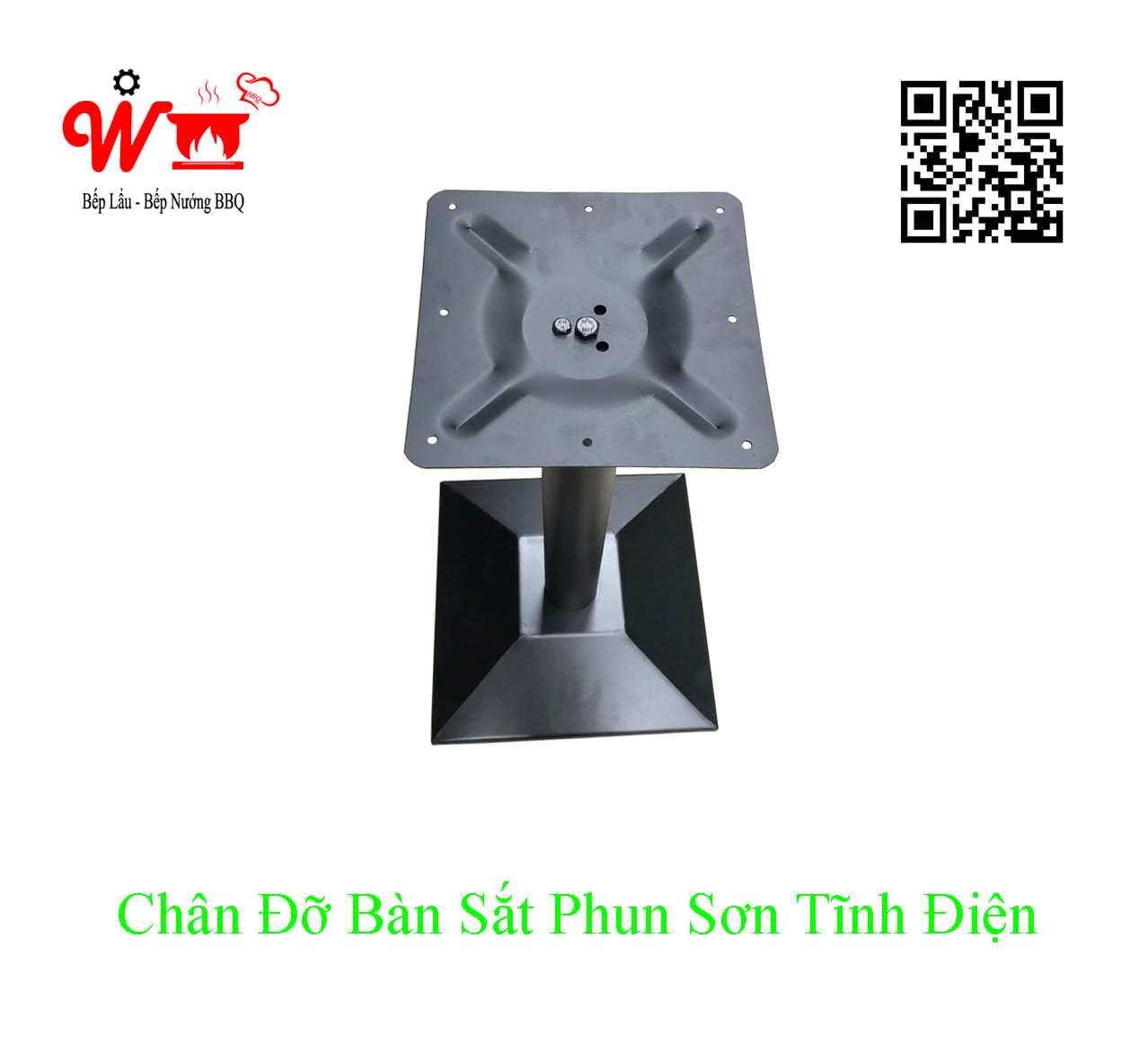 chân bàn đỡ bàn sắt phun sơn tĩnh điện