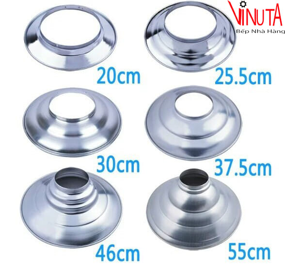 chao đèn chụp hút khói bếp nướng