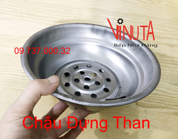 bát than | xô than, bầu đựng than, chậu để than bếp lẩu nướng than hoa ngoài trời giá rẻ - Ảnh 3