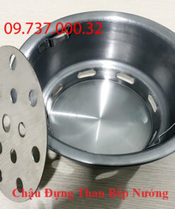 Chậu đựng than bếp nướng, bát than,tô chứa than hoa bếp nướng âm bàn