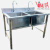 Chậu rửa inox đôi
