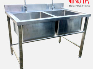 Chậu rửa inox đôi