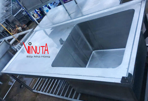 mua chậu rửa inox đơn kèm bàn cho nhà hàng, gia đình bền, đẹp, giá rẻ - Ảnh 18