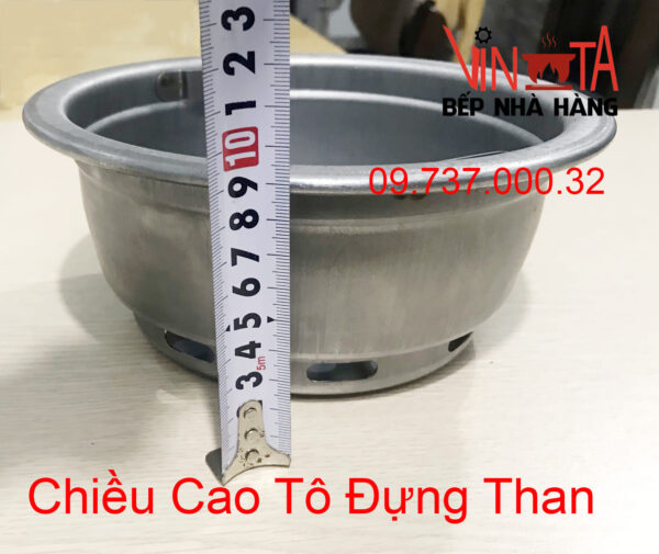 tô than bếp nướng tại bàn, tô đựng than, bát chứa than giá rẻ, dày, bền - Ảnh 4