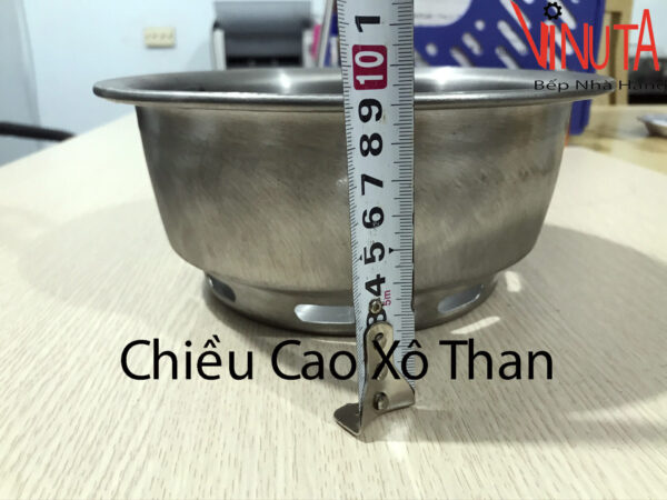 Xô đựng than bếp nướng than hoa âm bàn - Ảnh 7