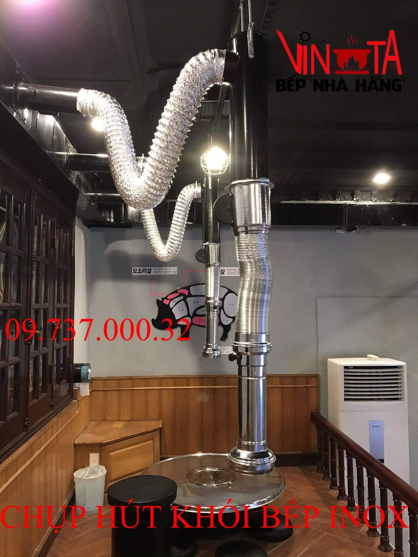 chụp hút khói bếp inox