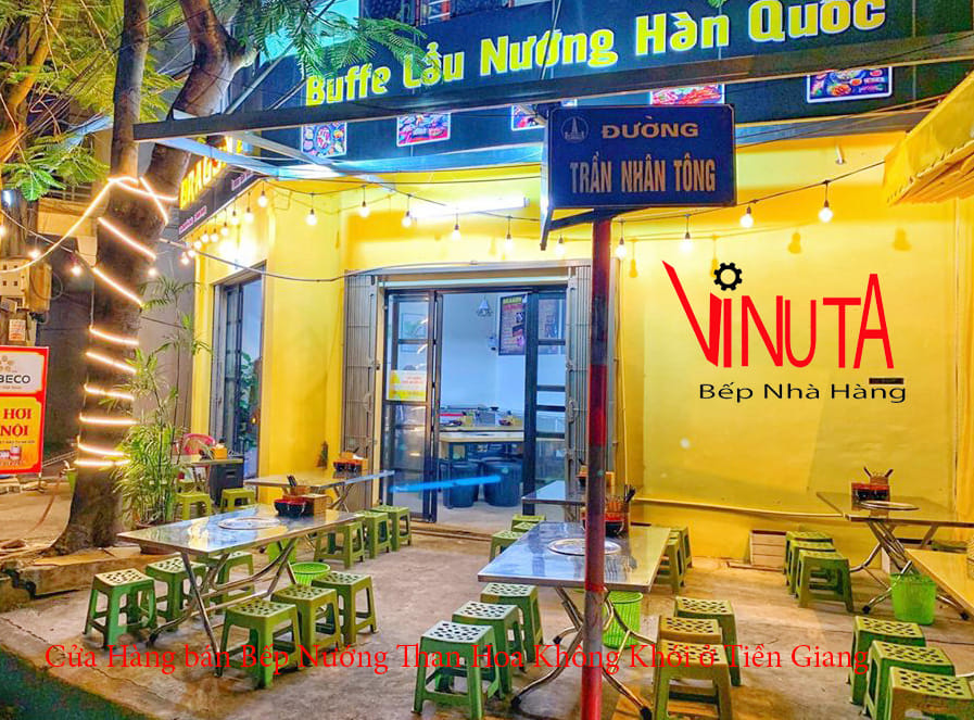 cửa hàng bán bếp nướng than hoa không khói ở tiền giang