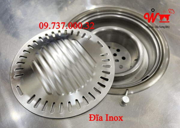 Đĩa nướng, vỉ nướng, khay nướng bếp nướng than hoa, gas, điện BBQ - Ảnh 3