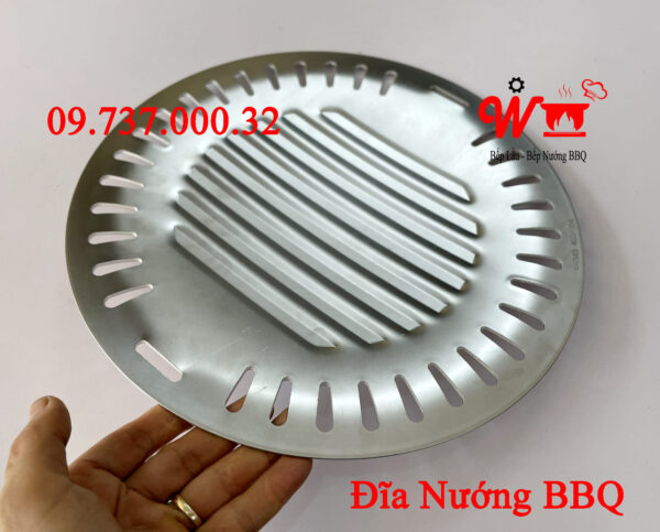 Đĩa nướng, vỉ nướng, khay nướng bếp nướng than hoa, gas, điện BBQ - Ảnh 4