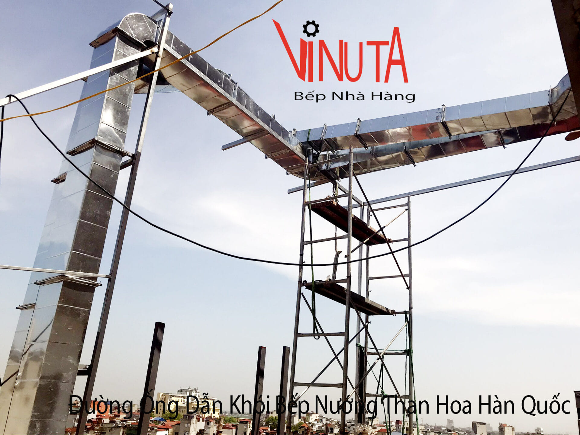 đường ống dẫn khói bếp nướng than hoa hàn quốc