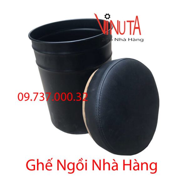 ghế thùng phuy | ghế ngồi hình trụ tròn | ghế ngồi bằng thùng phi giá rẻ - Ảnh 5