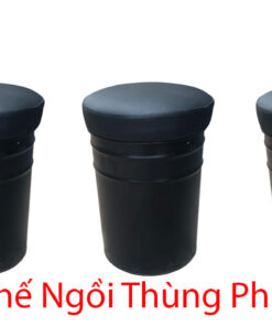 Alternative view of ghế thùng phuy | ghế ngồi hình trụ tròn | ghế ngồi bằng thùng phi giá rẻ