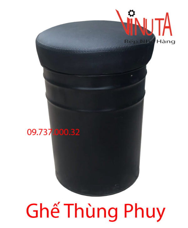 ghế thùng phuy | ghế ngồi hình trụ tròn | ghế ngồi bằng thùng phi giá rẻ