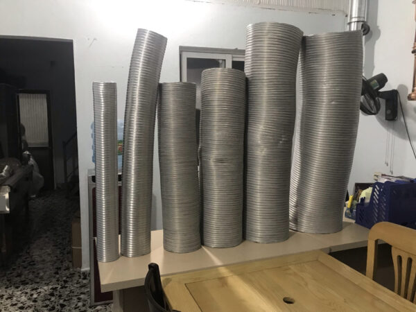 Ống nhôm nhún d100 | Ống dẫn gió mềm Phi 100mm giá rẻ, uy tín, chất lượng - Ảnh 7