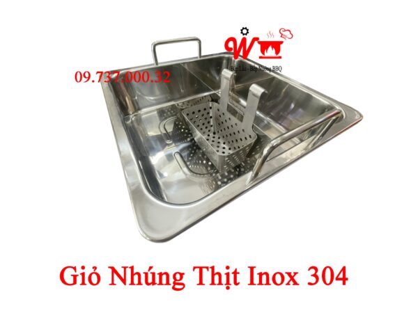 Rây inox 304, giỏ nhúng thịt nồi lẩu chuyên dùng cho bếp lẩu nhà hàng - Ảnh 6
