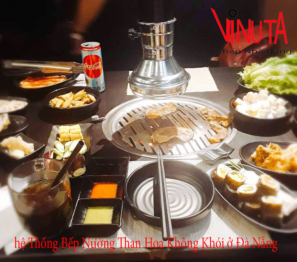 hệ thống bếp nướng than hoa không khói ở đà nẵng