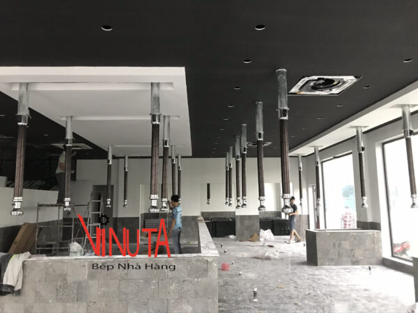 Ống Hút Khói Bếp Nướng màu Cà Phê - Ảnh 4