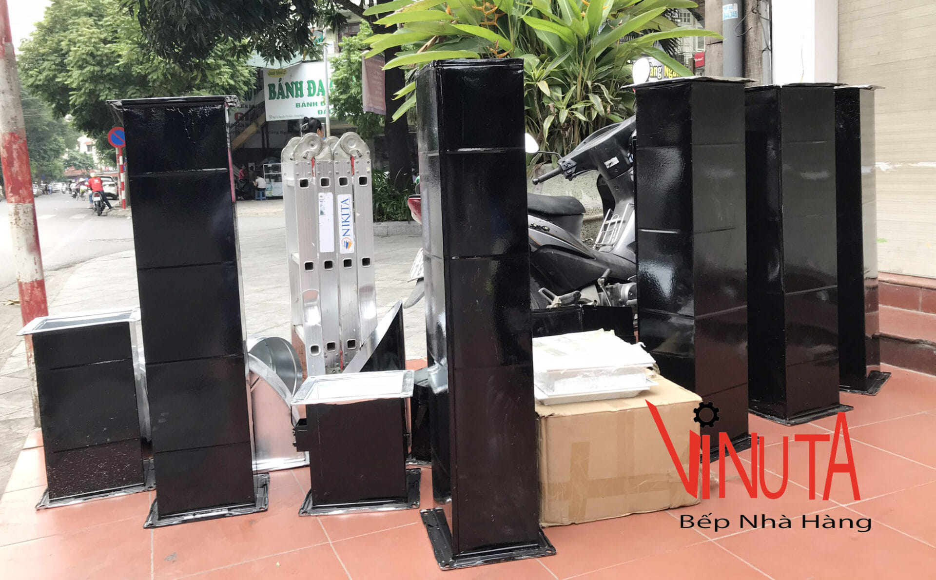 hệ thống hút khói dương bếp lẩu nướng than hoa hàn quốc tại bắc kạn